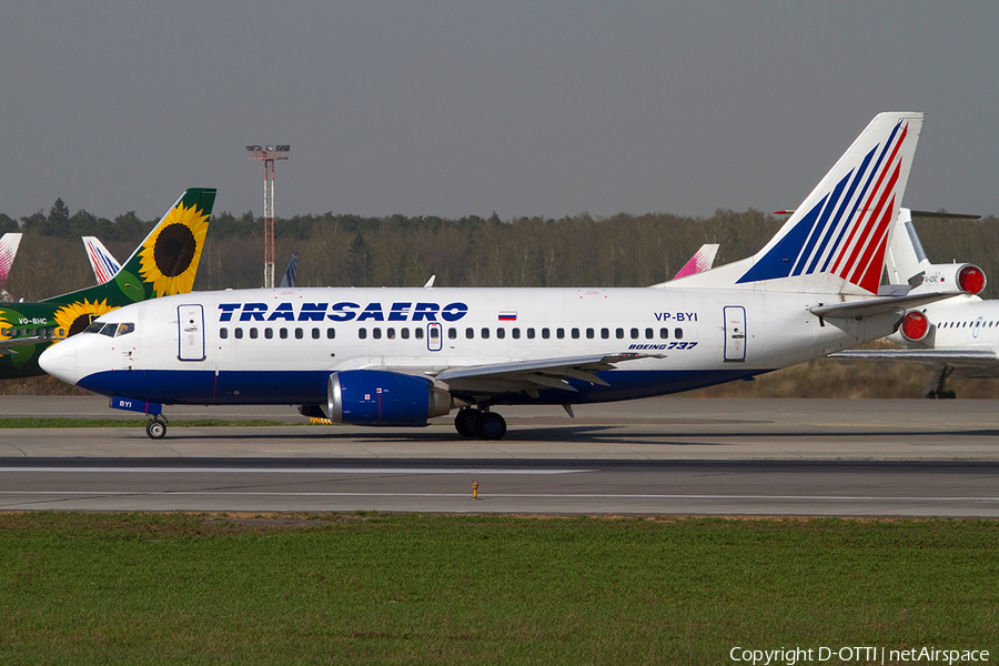 Transaero Airlines Boeing 737-524 (VP-BYI) | Photo 383334