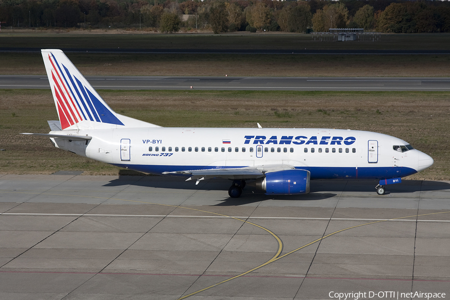 Transaero Airlines Boeing 737-524 (VP-BYI) | Photo 396723