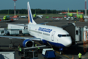 Transaero Airlines Boeing 737-524 (VP-BYP) at  Moscow - Domodedovo, Russia