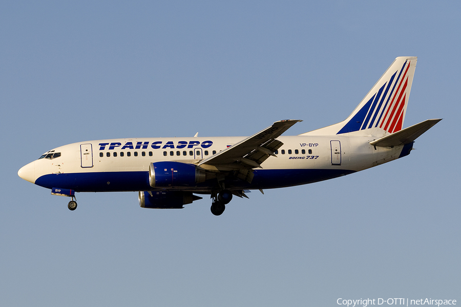 Transaero Airlines Boeing 737-524 (VP-BYP) | Photo 278200