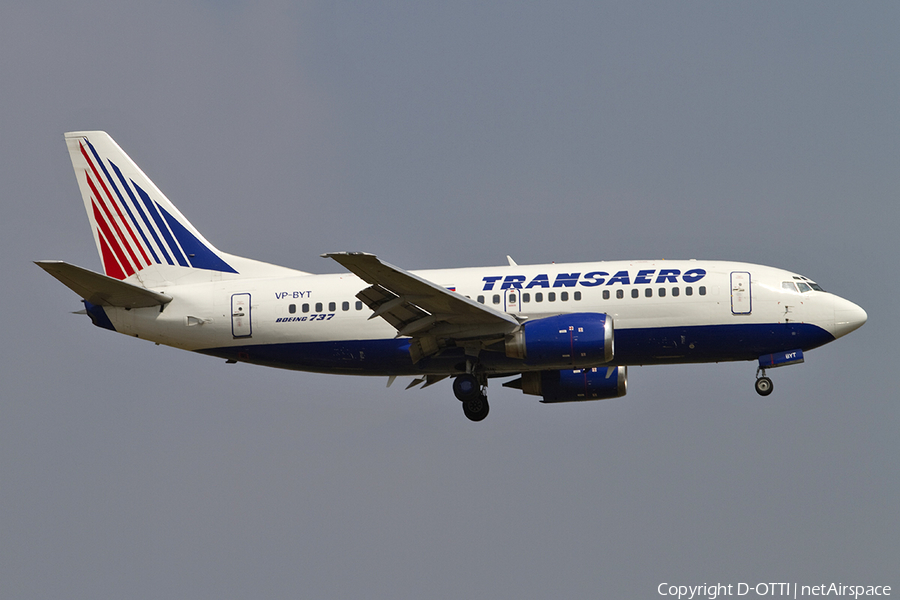 Transaero Airlines Boeing 737-524 (VP-BYT) | Photo 305800