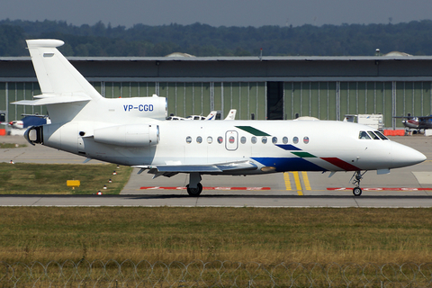 Volkswagen Air Service Dassault Falcon 900EX (VP-CGD) at  Stuttgart, Germany