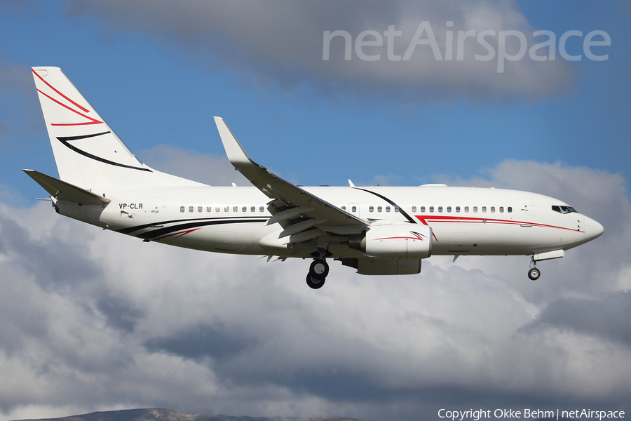 (Private) Boeing 737-7EM(BBJ) (VP-CLR) | Photo 86443