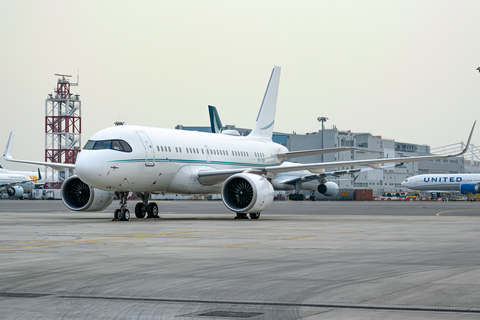 Jet Aviation Business Jets Airbus A319-153N CJ (VP-CRR) at  Hong Kong - Chek Lap Kok International, Hong Kong