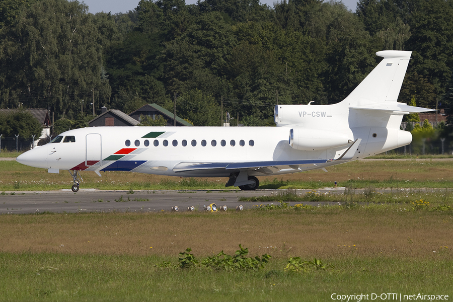 Volkswagen Air Service Dassault Falcon 7X (VP-CSW) | Photo 389313