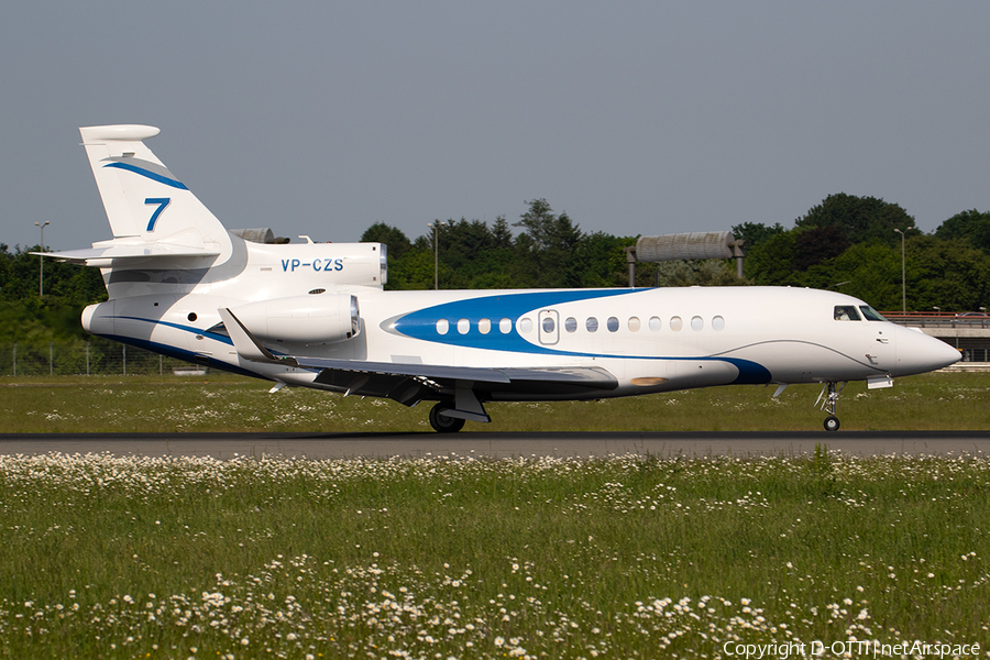 (Private) Dassault Falcon 7X (VP-CZS) | Photo 244863