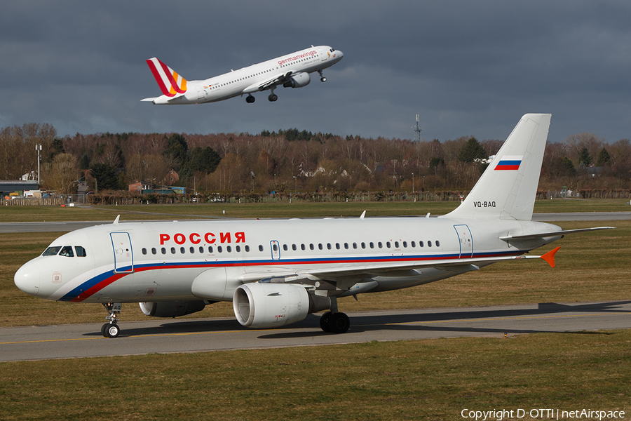 Rossiya - Russian Airlines Airbus A319-112 (VQ-BAQ) | Photo 485304