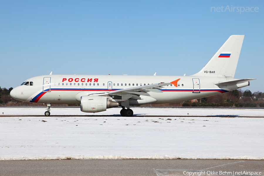 Rossiya - Russian Airlines Airbus A319-111 (VQ-BAR) | Photo 39418