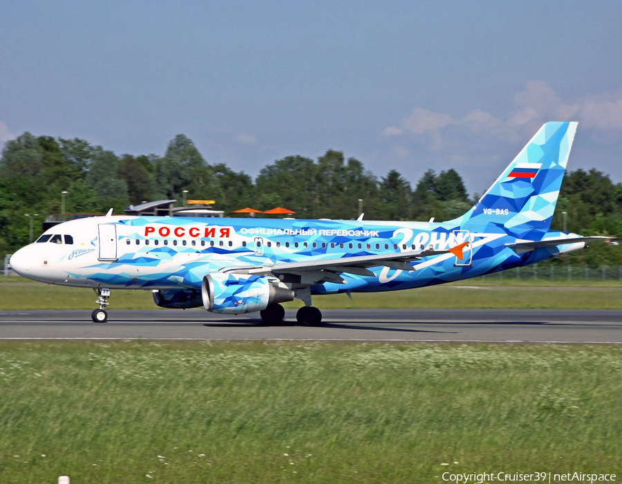 Rossiya - Russian Airlines Airbus A319-111 (VQ-BAS) | Photo 224899