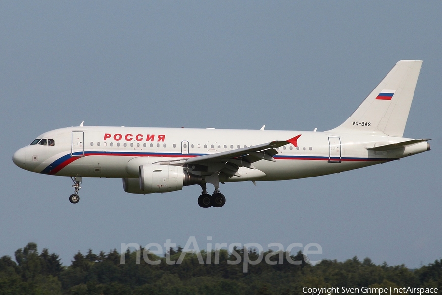 Rossiya - Russian Airlines Airbus A319-111 (VQ-BAS) | Photo 35958
