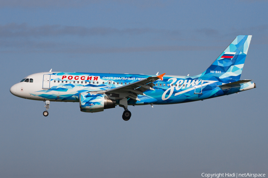 Rossiya - Russian Airlines Airbus A319-111 (VQ-BAS) | Photo 86598