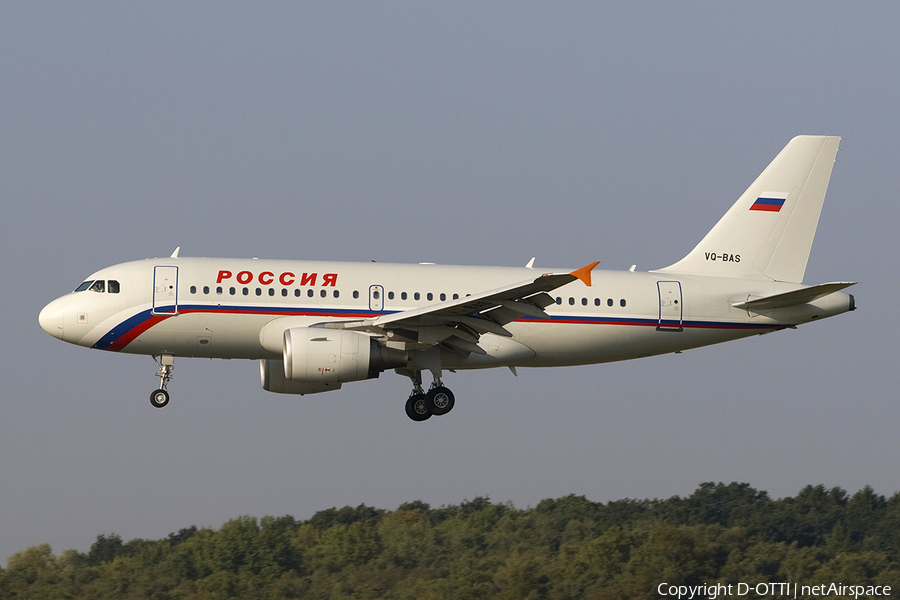 Rossiya - Russian Airlines Airbus A319-111 (VQ-BAS) | Photo 278090