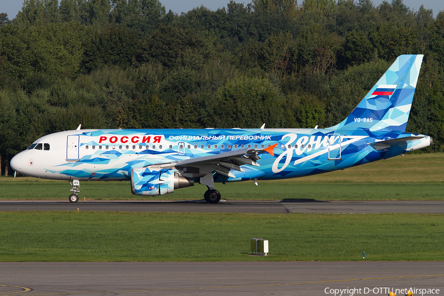 Rossiya - Russian Airlines Airbus A319-111 (VQ-BAS) | Photo 516394