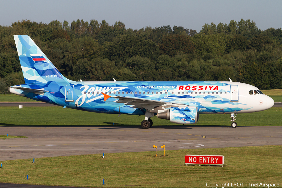 Rossiya - Russian Airlines Airbus A319-111 (VQ-BAS) | Photo 516395