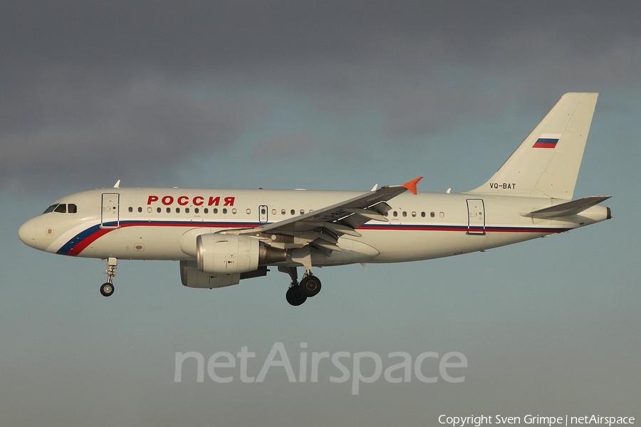 Rossiya - Russian Airlines Airbus A319-111 (VQ-BAT) | Photo 16956