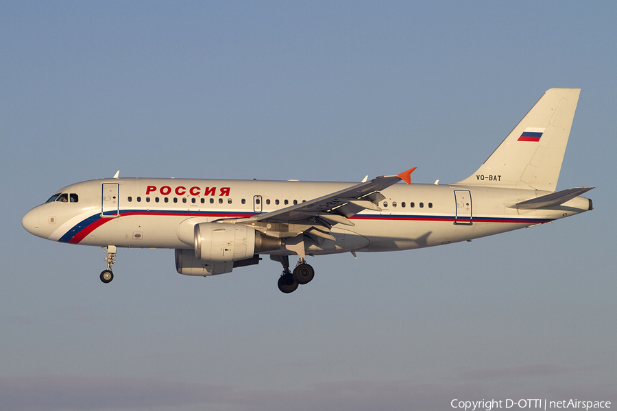 Rossiya - Russian Airlines Airbus A319-111 (VQ-BAT) | Photo 329792