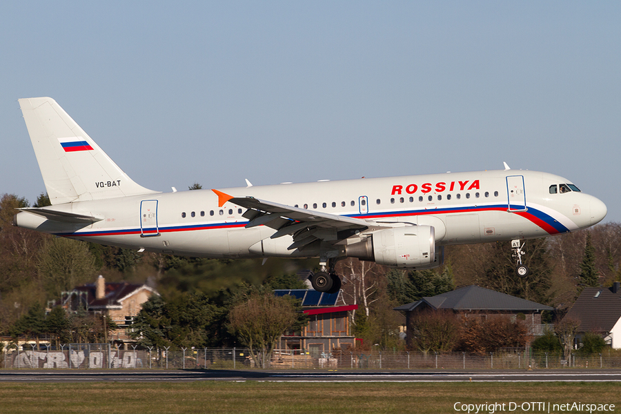 Rossiya - Russian Airlines Airbus A319-111 (VQ-BAT) | Photo 486430