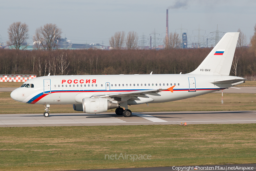 Rossiya - Russian Airlines Airbus A319-111 (VQ-BAV) | Photo 62176
