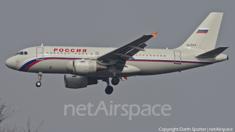 Rossiya - Russian Airlines Airbus A319-111 (VQ-BAV) | Photo 227874