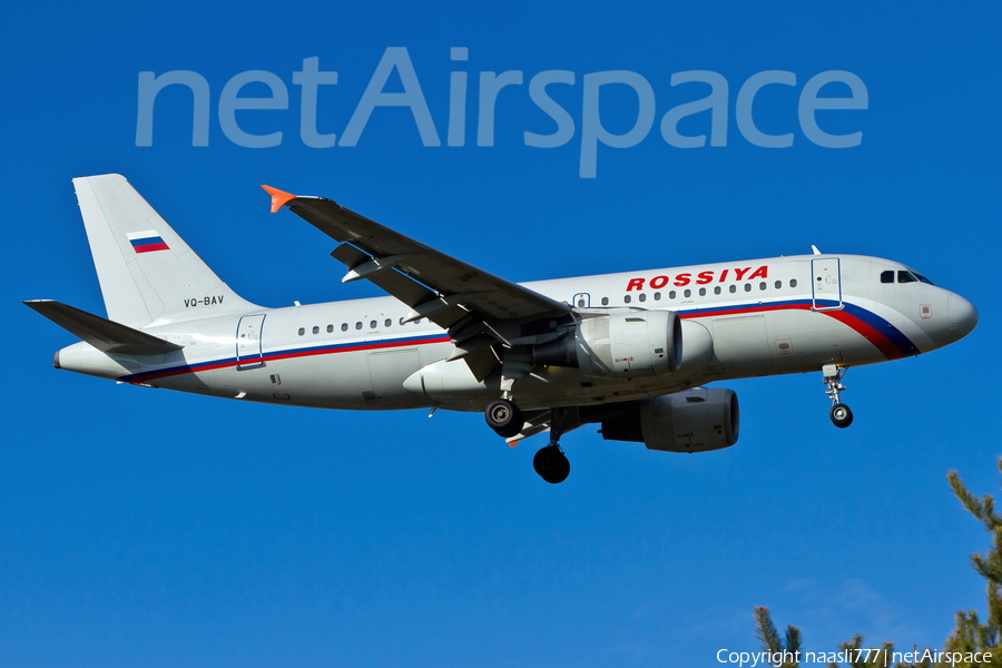 Rossiya - Russian Airlines Airbus A319-111 (VQ-BAV) | Photo 13315