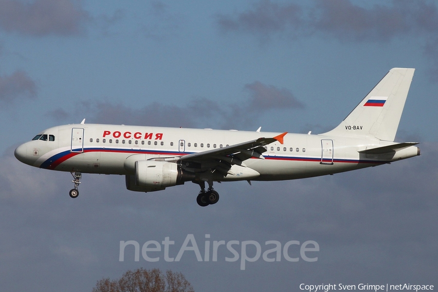 Rossiya - Russian Airlines Airbus A319-111 (VQ-BAV) | Photo 107246