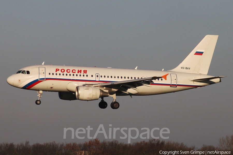 Rossiya - Russian Airlines Airbus A319-111 (VQ-BAV) | Photo 15163