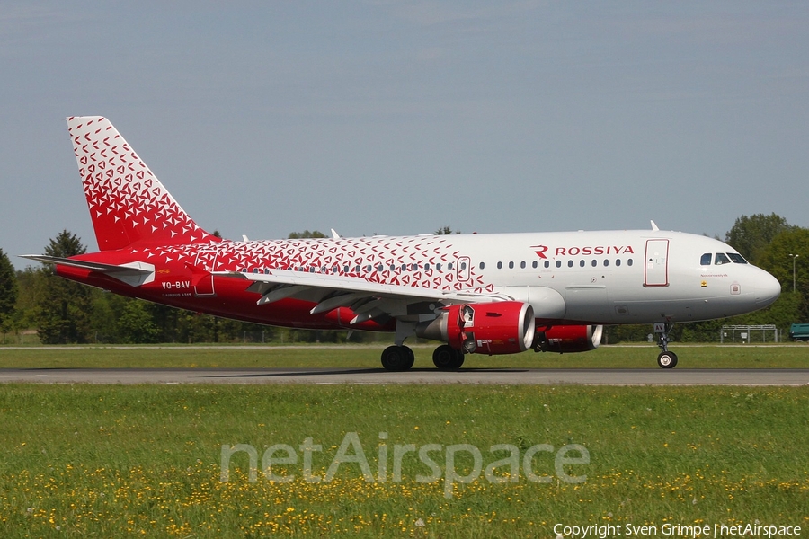 Rossiya - Russian Airlines Airbus A319-111 (VQ-BAV) | Photo 163335
