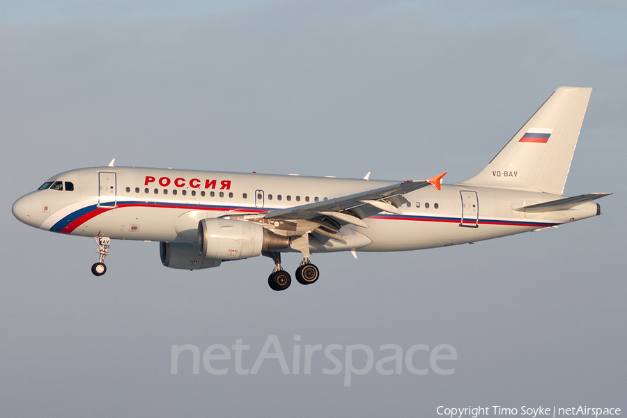 Rossiya - Russian Airlines Airbus A319-111 (VQ-BAV) | Photo 65801