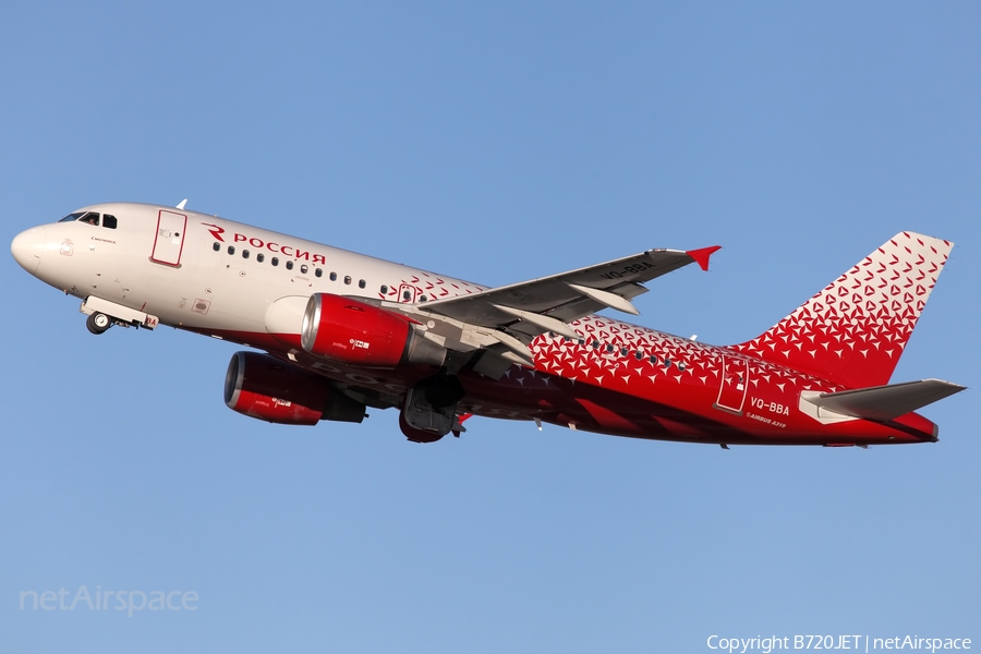 Rossiya - Russian Airlines Airbus A319-111 (VQ-BBA) | Photo 136767