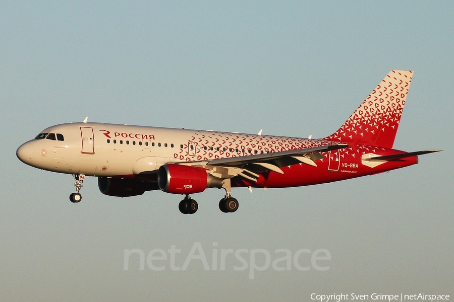 Rossiya - Russian Airlines Airbus A319-111 (VQ-BBA) | Photo 133024