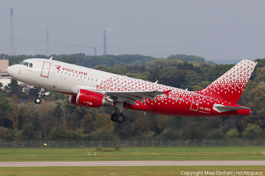 Rossiya - Russian Airlines Airbus A319-111 (VQ-BBA) | Photo 496031