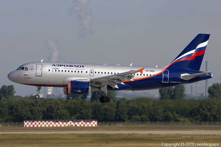 Aeroflot - Russian Airlines Airbus A319-111 (VQ-BBD) | Photo 276391