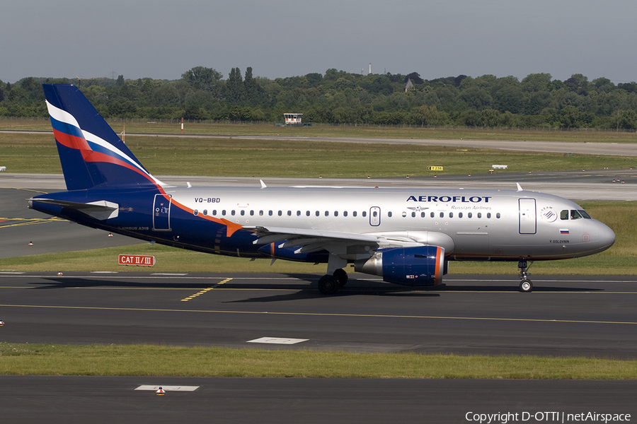 Aeroflot - Russian Airlines Airbus A319-111 (VQ-BBD) | Photo 276397