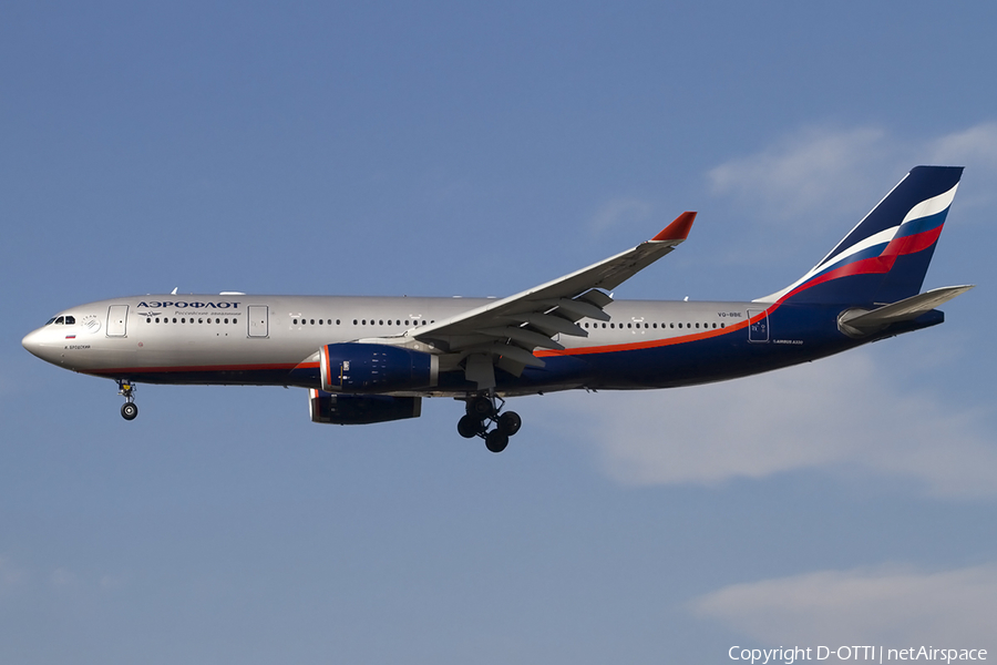Aeroflot - Russian Airlines Airbus A330-243 (VQ-BBE) | Photo 458377