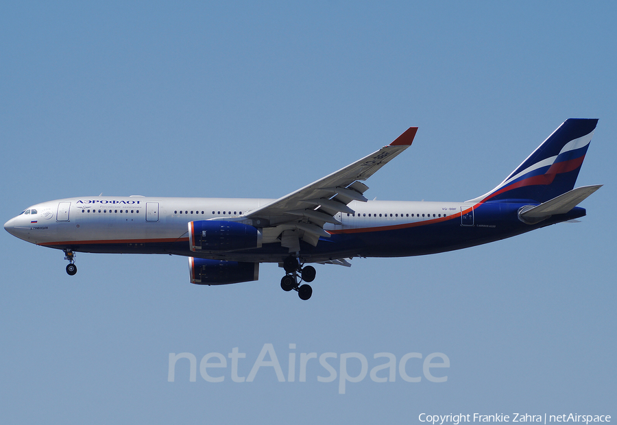 Aeroflot - Russian Airlines Airbus A330-243 (VQ-BBF) | Photo 30853