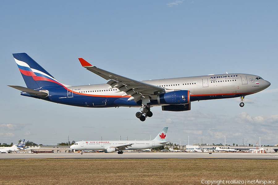 Aeroflot - Russian Airlines Airbus A330-243 (VQ-BBF) | Photo 117881