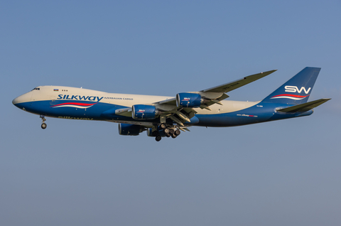 Silk Way West Airlines Boeing 747-83QF (VQ-BBM) at  Amsterdam - Schiphol, Netherlands