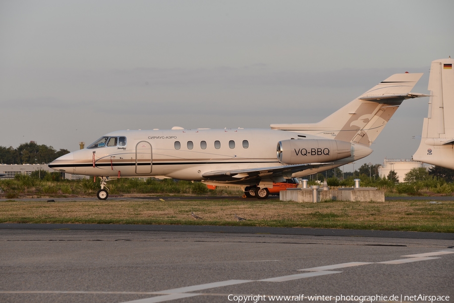 Sirius-Aero Raytheon Hawker 750 (VQ-BBQ) | Photo 350425