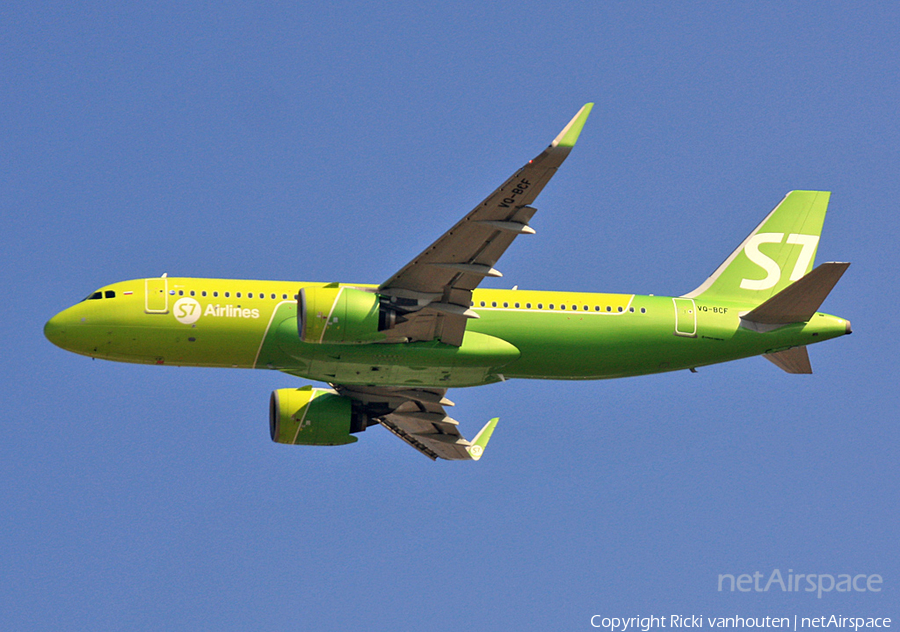 S7 Airlines Airbus A320-271N (VQ-BCF) | Photo 363995