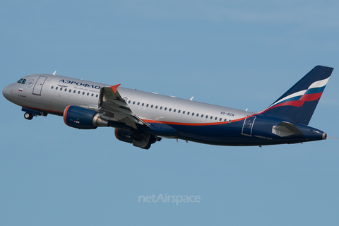Aeroflot - Russian Airlines Airbus A320-214 (VQ-BCN) at  Dusseldorf - International, Germany