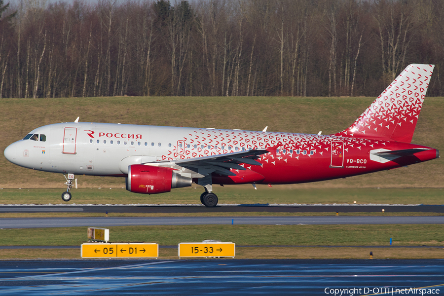Rossiya - Russian Airlines Airbus A319-111 (VQ-BCO) | Photo 220490