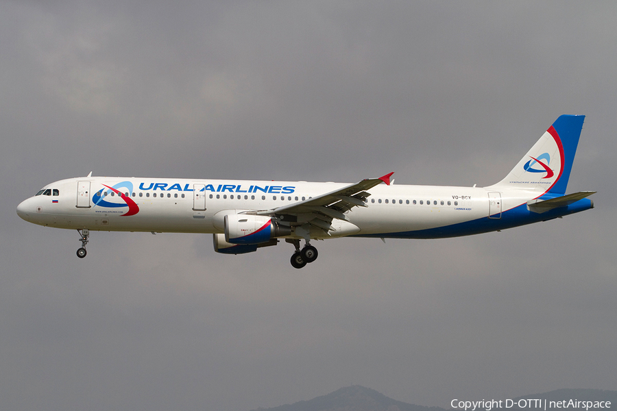 Ural Airlines Airbus A321-211 (VQ-BCX) | Photo 365850