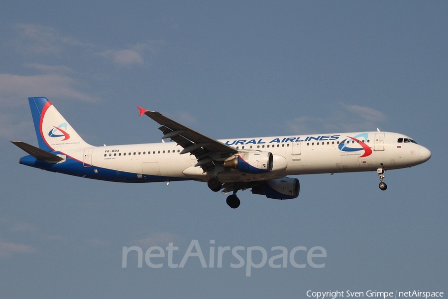 Ural Airlines Airbus A321-211 (VQ-BDA) | Photo 83990