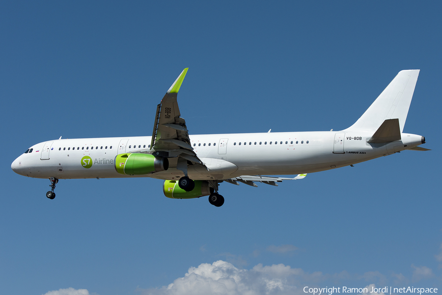 S7 Airlines Airbus A321-231 (VQ-BDB) | Photo 189326