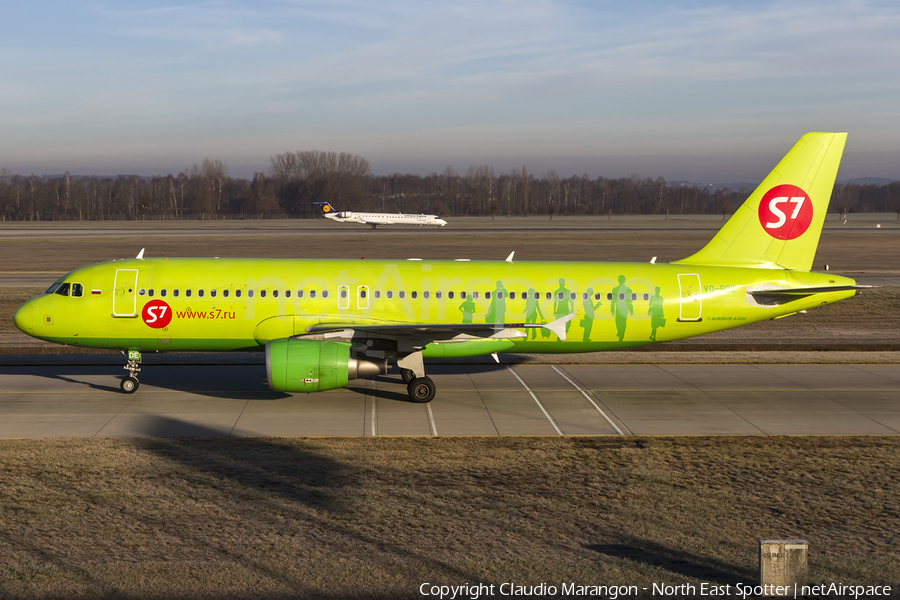 S7 Airlines Airbus A320-214 (VQ-BDE) | Photo 97330