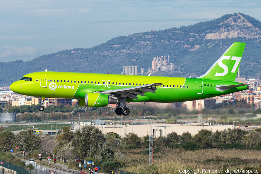 S7 Airlines Airbus A320-214 (VQ-BDF) | Photo 281259