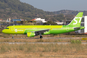 S7 Airlines Airbus A320-214 (VQ-BDF) at  Rhodes, Greece