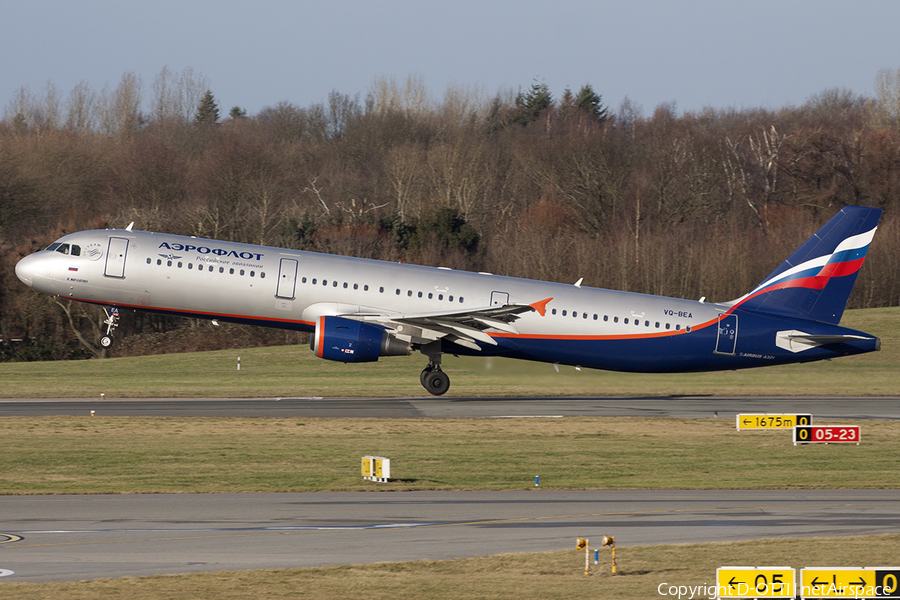 Aeroflot - Russian Airlines Airbus A321-211 (VQ-BEA) | Photo 472755