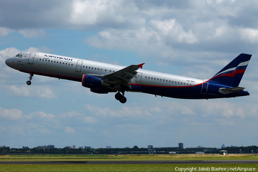 Aeroflot - Russian Airlines Airbus A321-211 (VQ-BEF) | Photo 172501