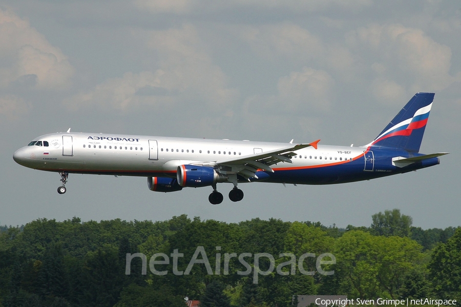Aeroflot - Russian Airlines Airbus A321-211 (VQ-BEF) | Photo 48920